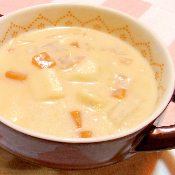 山芋と白菜の味噌クリームシチュー